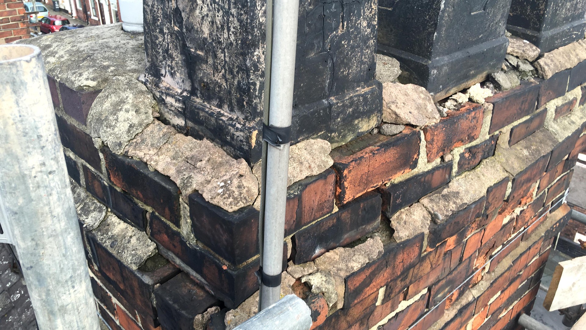 Chimney repointing